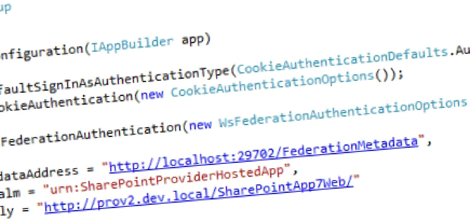 Trust development workspace